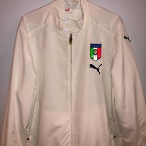 Puma Italy Men’s Sport Track Jacket White